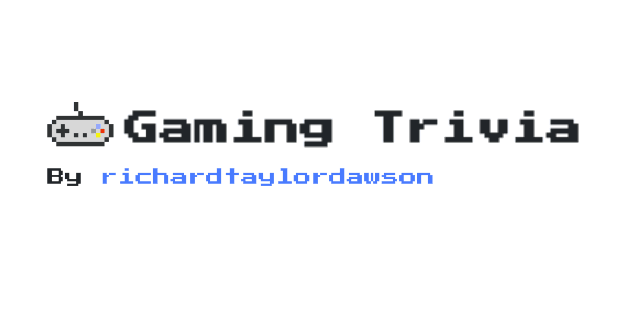 Gaming Trivia social share artwork